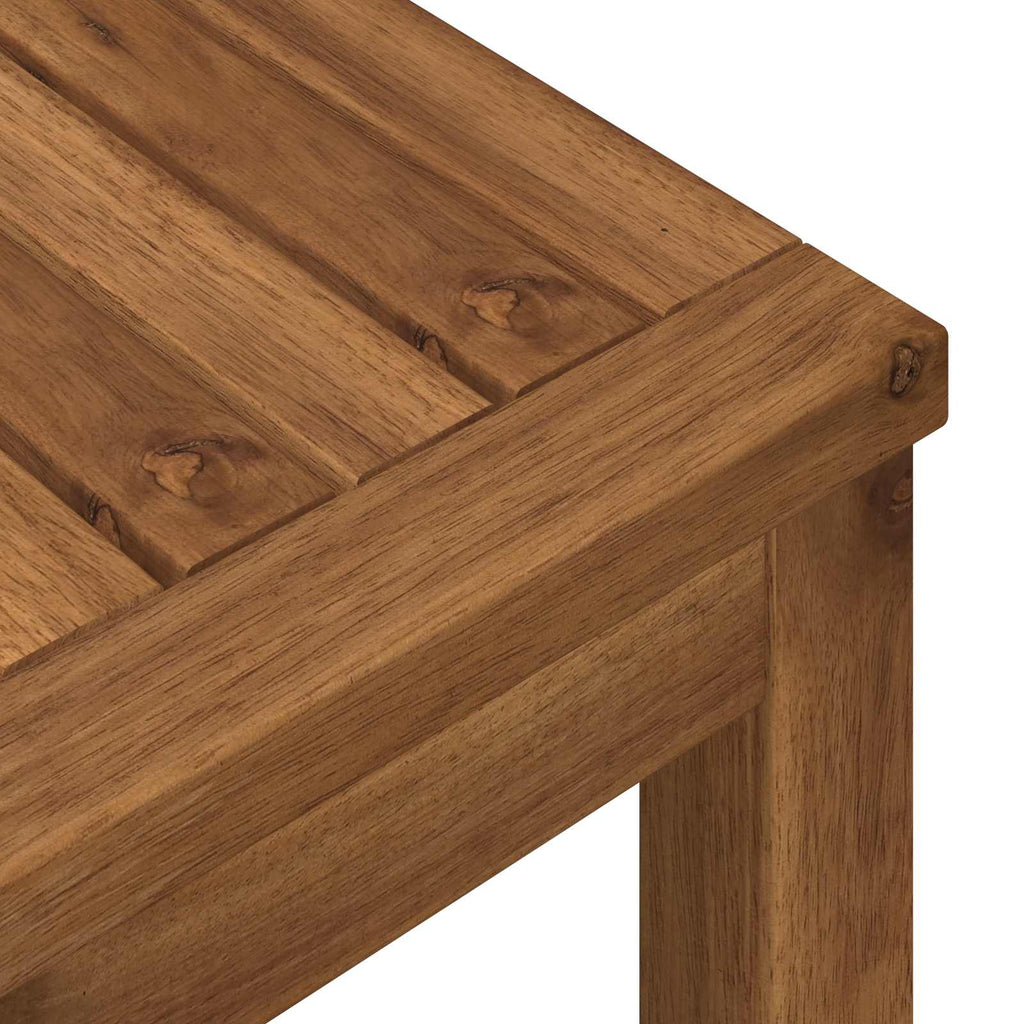 vidaXL Stolik kawowy naturalny 48,5 x 49 x 45 cm Lite Drewno Akacji