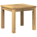 vidaXL Stolik kawowy Biały 40 x 40,5 x 36 cm Lite Drewno Akacji