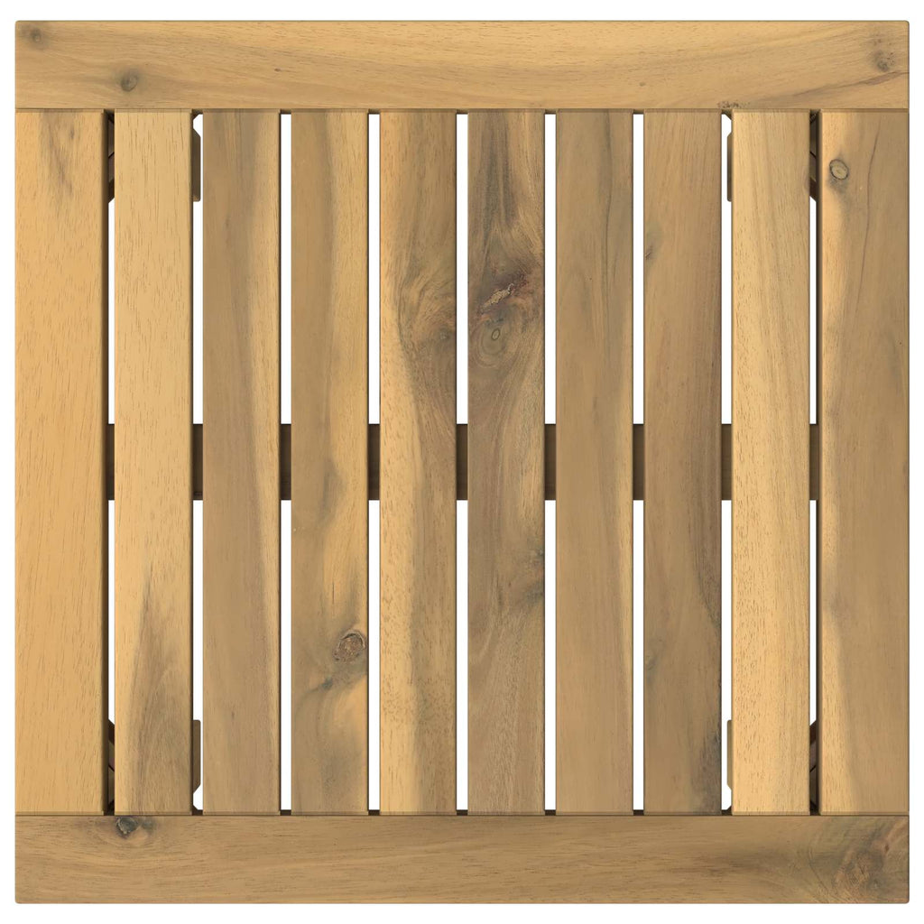 vidaXL Stolik kawowy Biały 40 x 40,5 x 36 cm Lite Drewno Akacji
