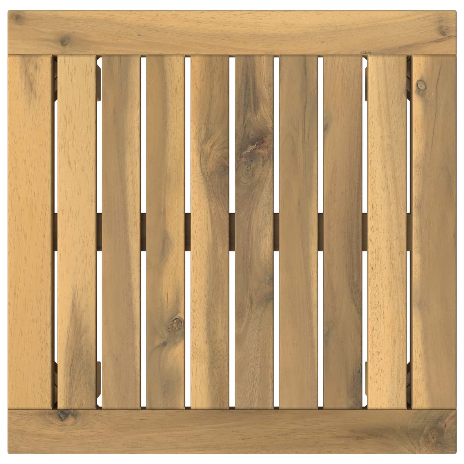 vidaXL Stolik kawowy Biały 40 x 40,5 x 36 cm Lite Drewno Akacji