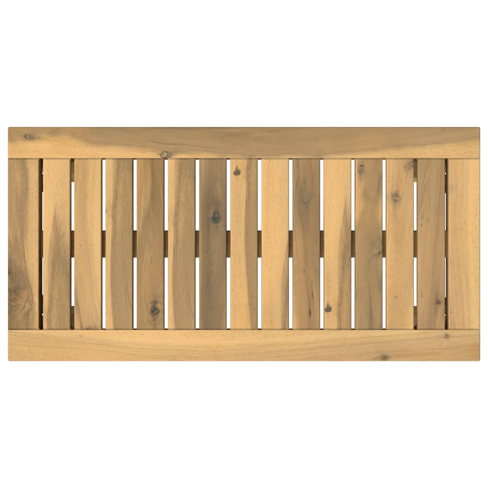 vidaXL Stolik kawowy Biały 60,5 x 30 x 36 cm Lite Drewno Akacji
