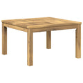 vidaXL Stolik kawowy Biały 60 x 60,5 x 36 cm Lite Drewno Akacji
