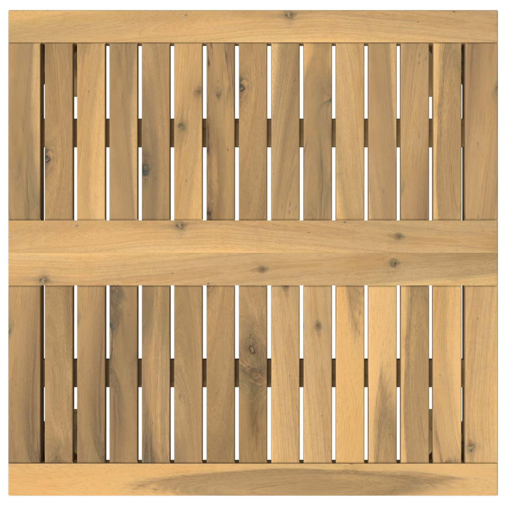 vidaXL Stolik kawowy Biały 60 x 60,5 x 36 cm Lite Drewno Akacji