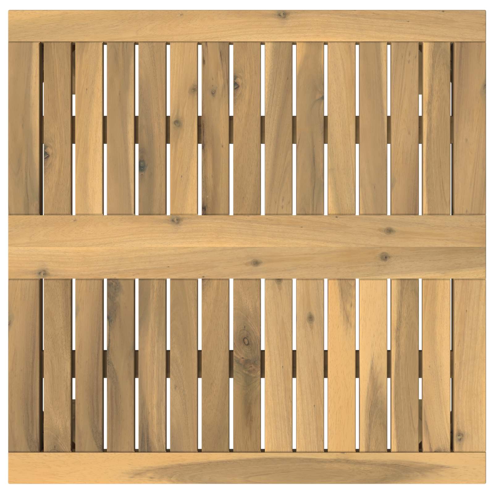 vidaXL Stolik kawowy Biały 60 x 60,5 x 36 cm Lite Drewno Akacji