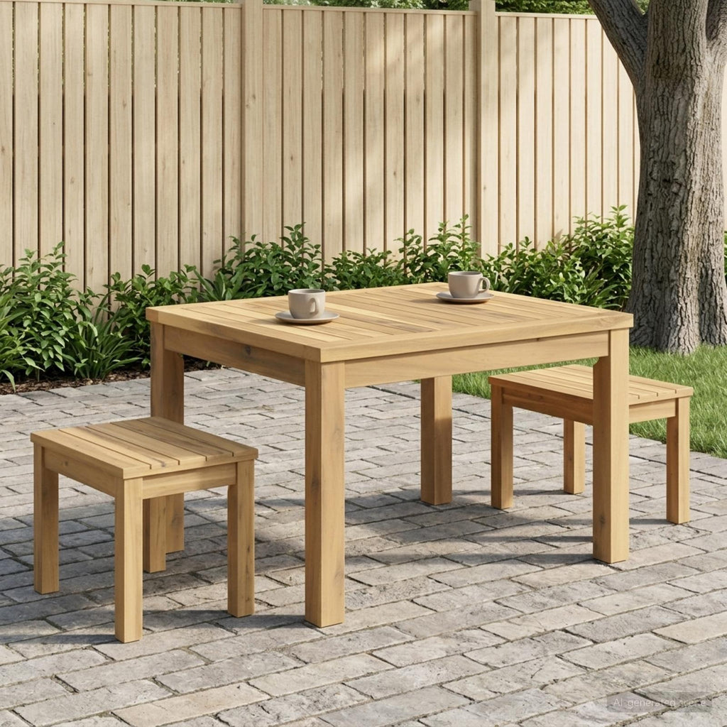 vidaXL Stolik kawowy Biały 50 x 60,5 x 36 cm Lite Drewno Akacji