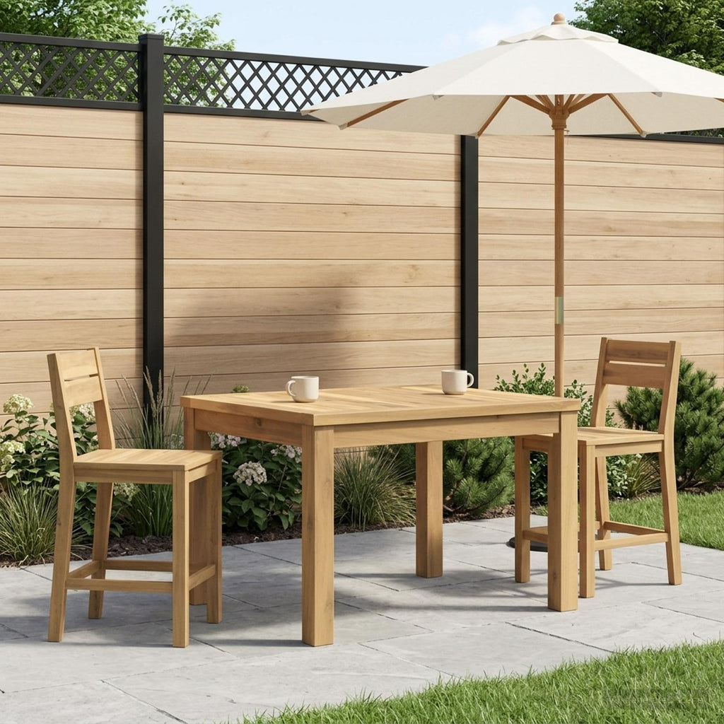 vidaXL Stolik kawowy Biały 50 x 60,5 x 36 cm Lite Drewno Akacji