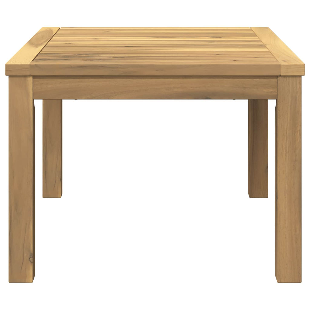 vidaXL Stolik kawowy Biały 50 x 68,5 x 36 cm Lite Drewno Akacji