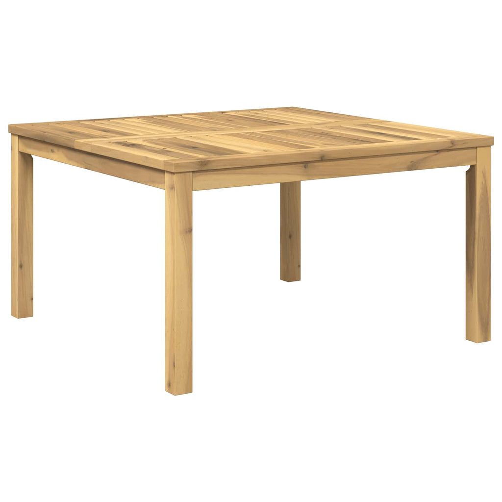 vidaXL Stolik kawowy Biały 80 x 80,5 x 45 cm Lite Drewno Akacji