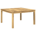 vidaXL Stolik kawowy Biały 80 x 80,5 x 45 cm Lite Drewno Akacji