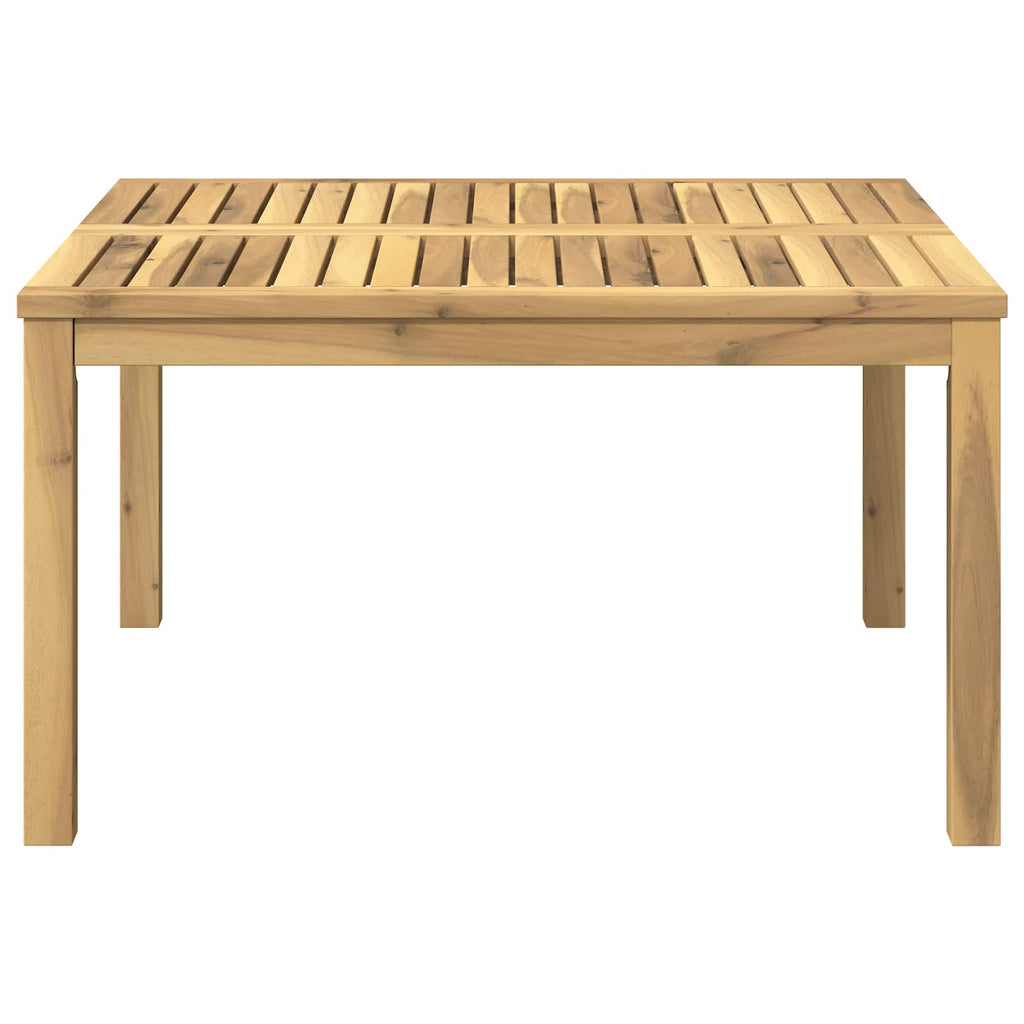 vidaXL Stolik kawowy Biały 80 x 80,5 x 45 cm Lite Drewno Akacji