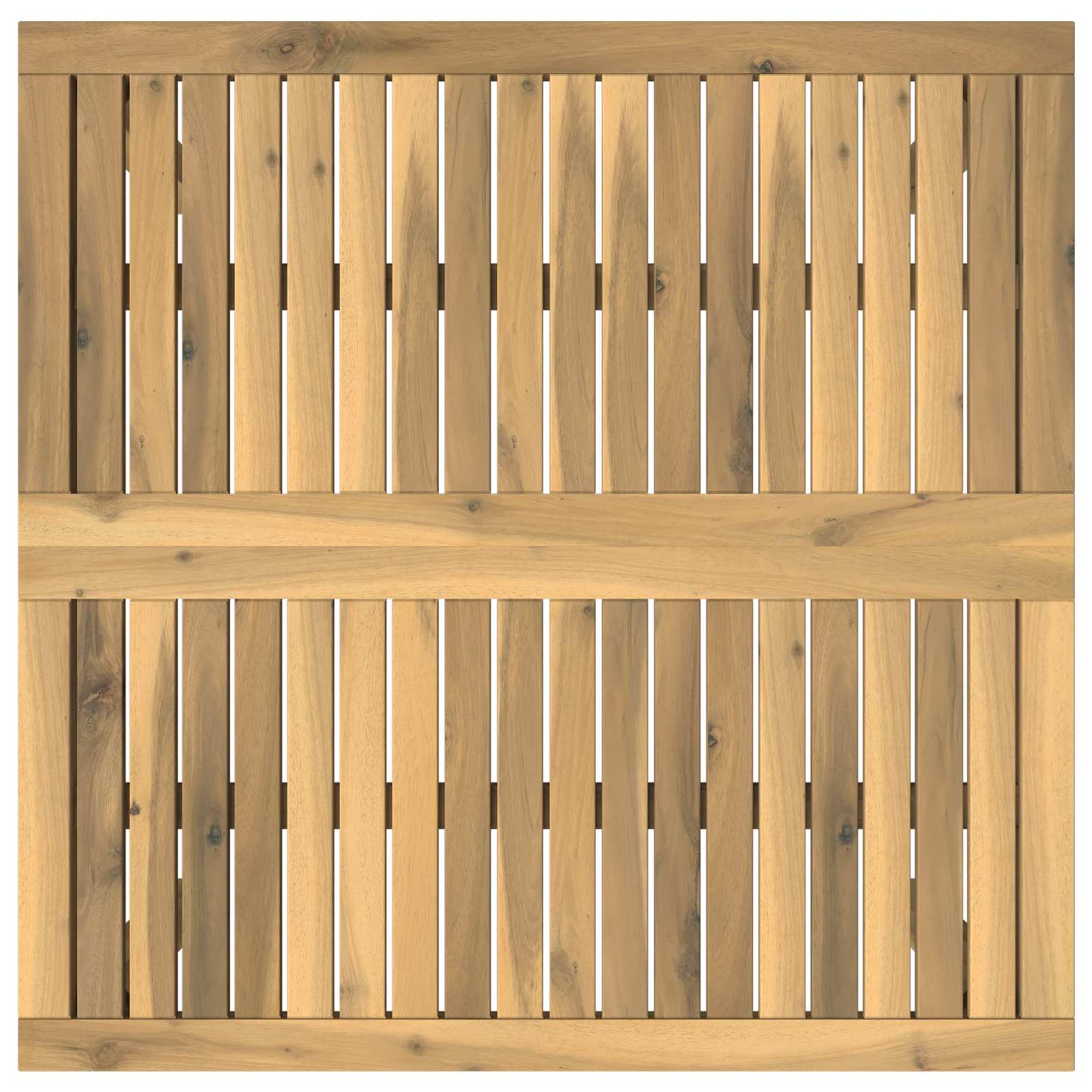 vidaXL Stolik kawowy Biały 80 x 80,5 x 45 cm Lite Drewno Akacji