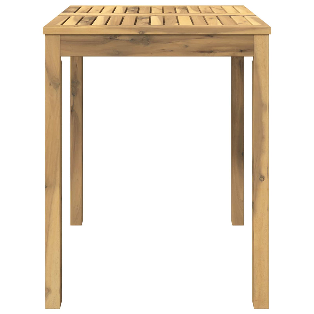 vidaXL Stół do kolacji w ogrodzie Biały 60 x 60,5 x 75 cm