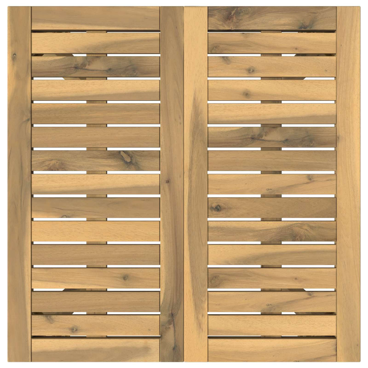 vidaXL Stół do kolacji w ogrodzie Biały 60 x 60,5 x 75 cm