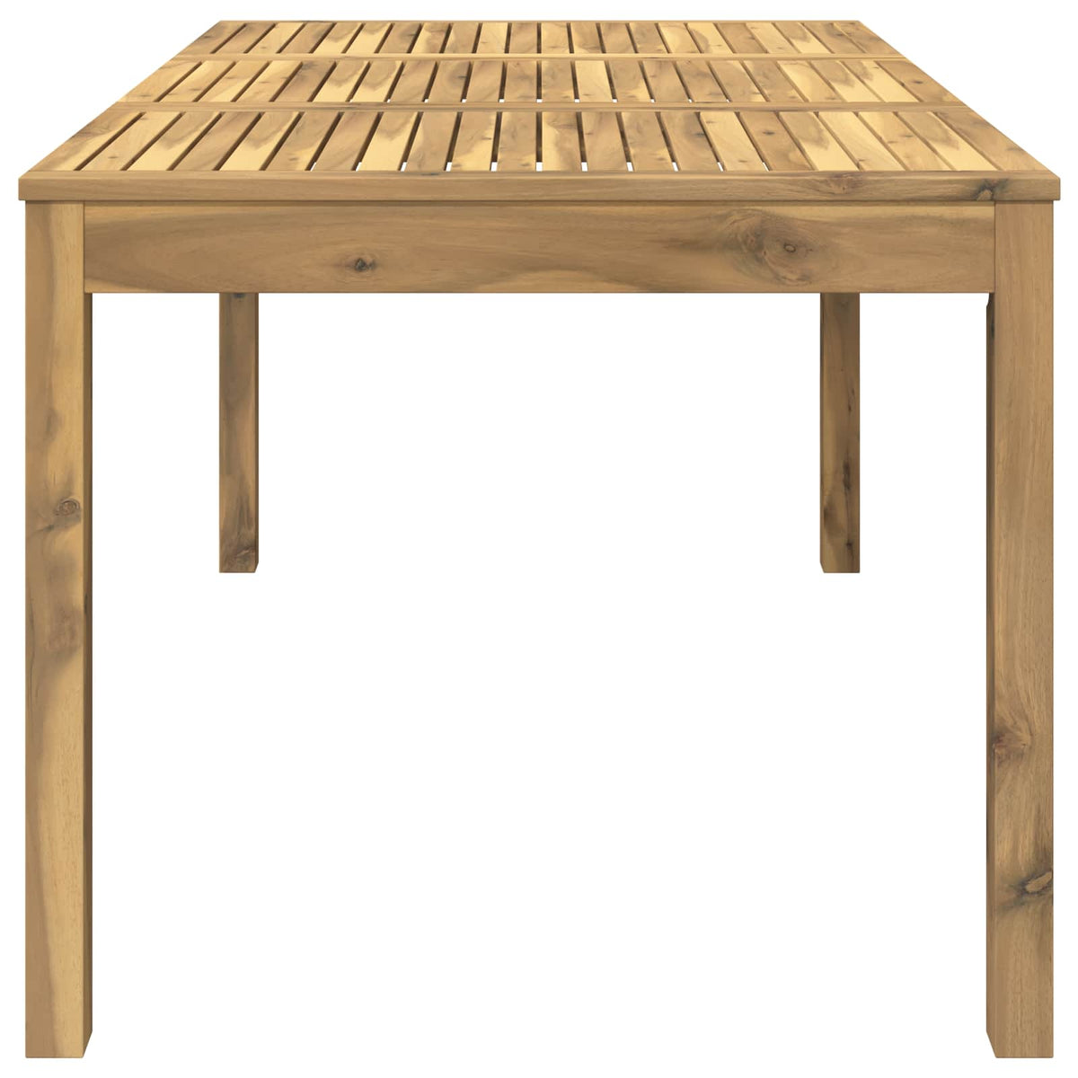 vidaXL Stół do kolacji w ogrodzie Biały 147 x 88,5 x 75 cm