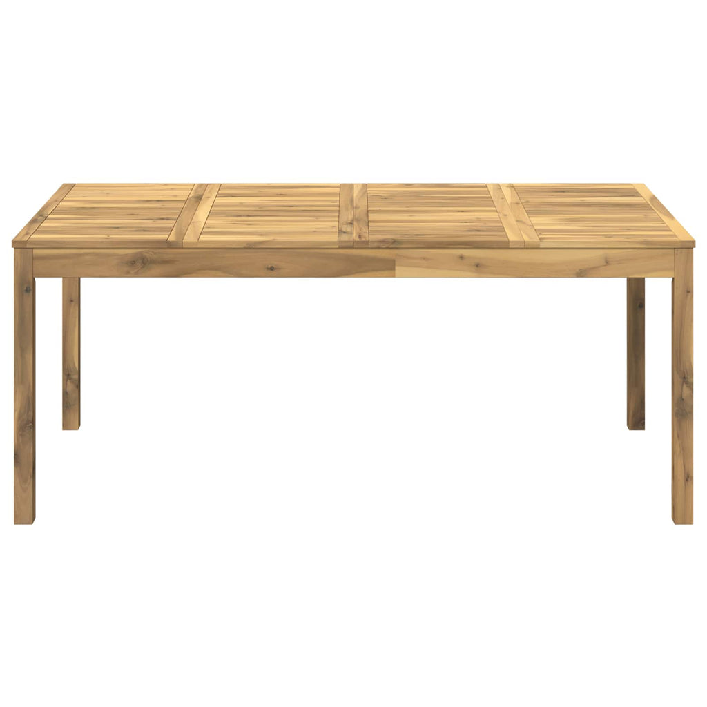 vidaXL Stół do kolacji w ogrodzie Biały 180 x 88,5 x 75 cm