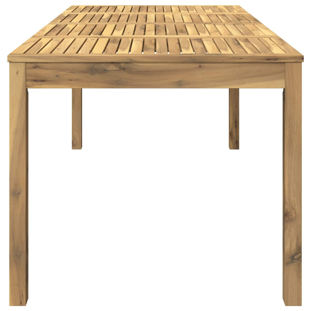 vidaXL Stół do kolacji w ogrodzie Biały 180 x 88,5 x 75 cm