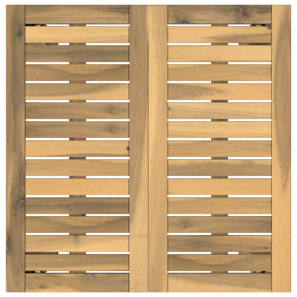 vidaXL Stół barowy ogrodowy Biały 60 x 60,5 x 105 cm