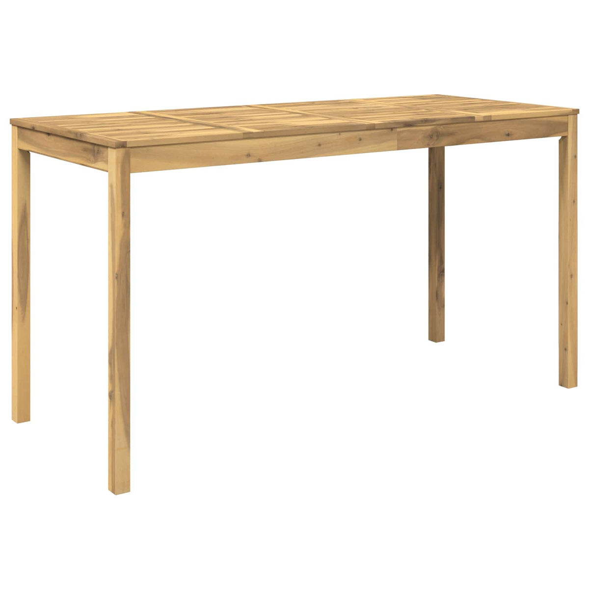 vidaXL Stół barowy ogrodowy Biały 196 x 80,5 x 105 cm