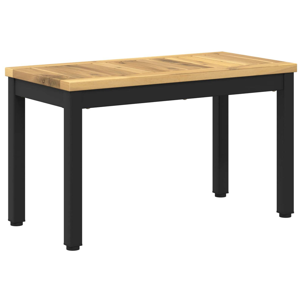 vidaXL Stolik kawowy biały i czarny 60,5 x 30 x 36 cm