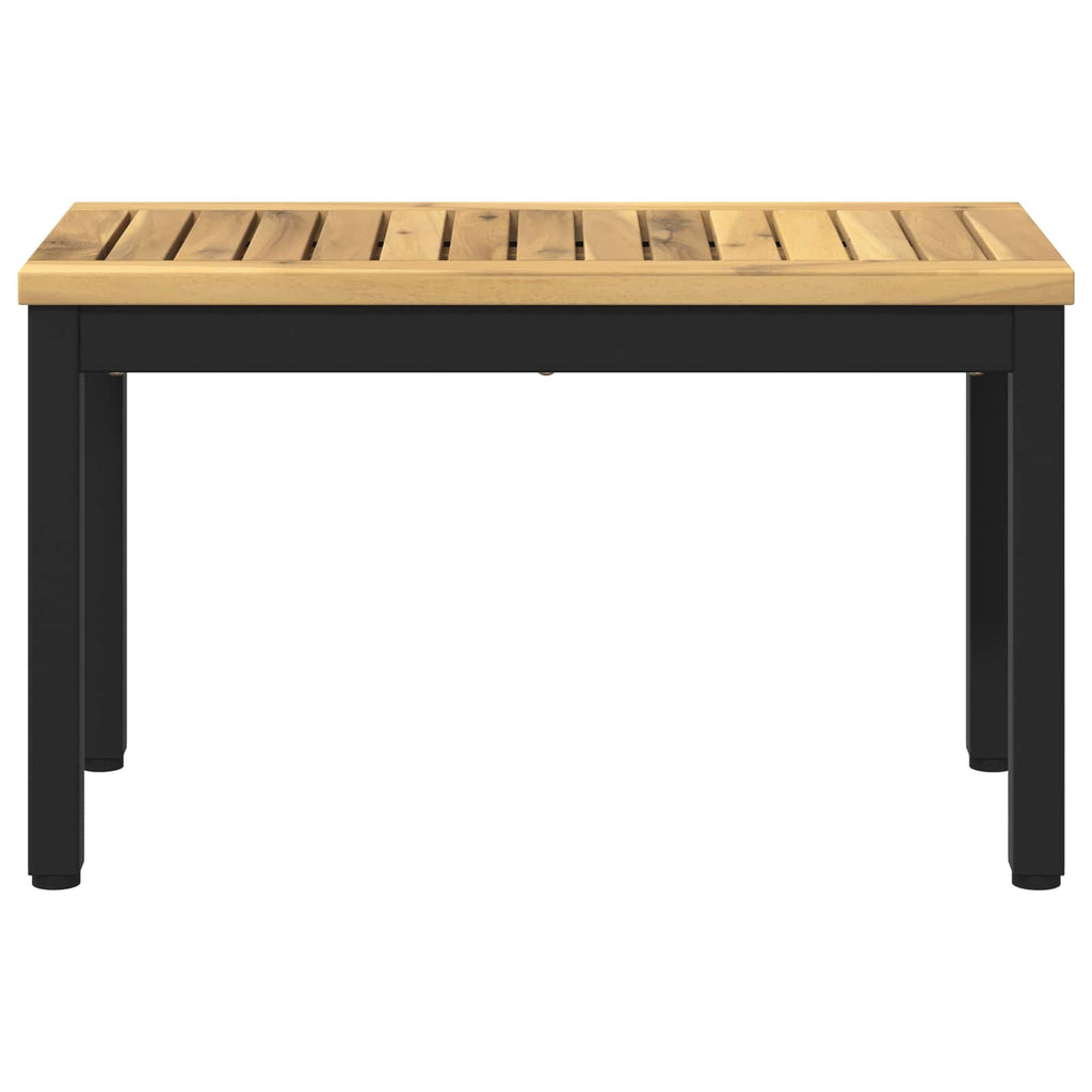 vidaXL Stolik kawowy biały i czarny 60,5 x 30 x 36 cm