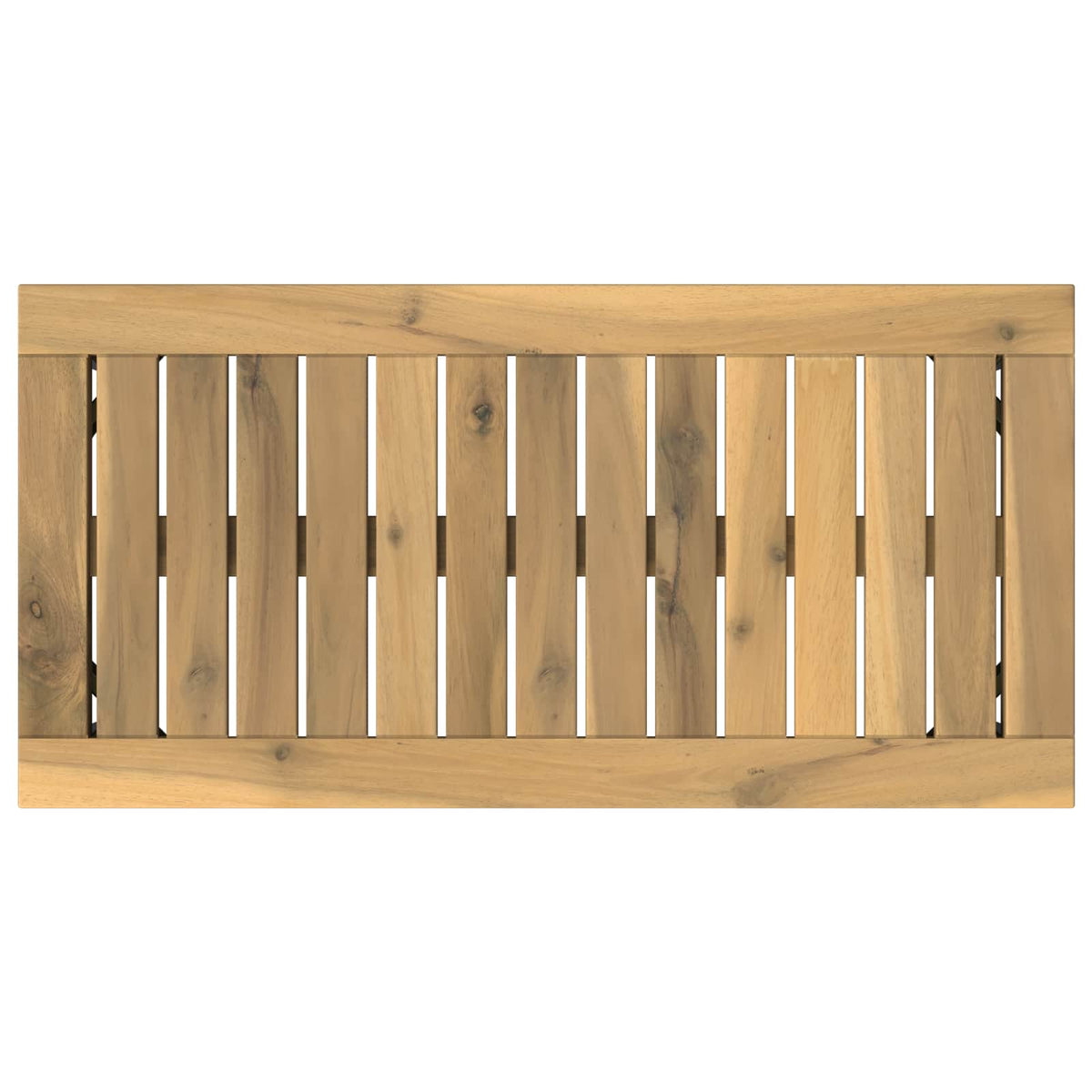 vidaXL Stolik kawowy biały i czarny 60,5 x 30 x 36 cm