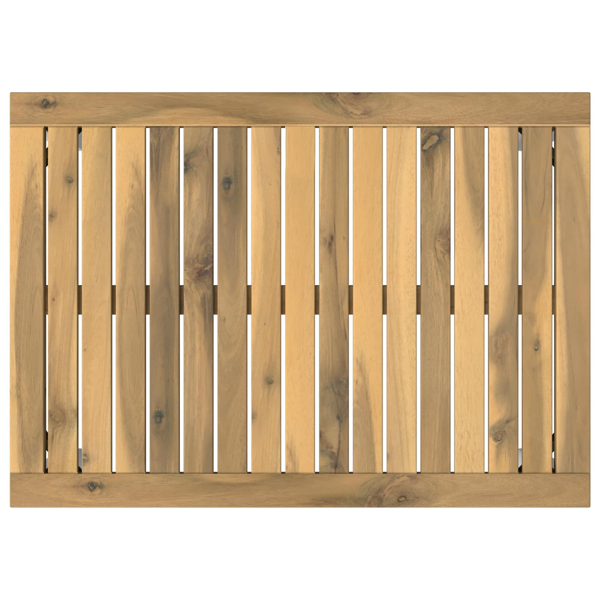 vidaXL Stolik kawowy Biały 49 x 68,5 x 36 cm Lite Drewno Akacji