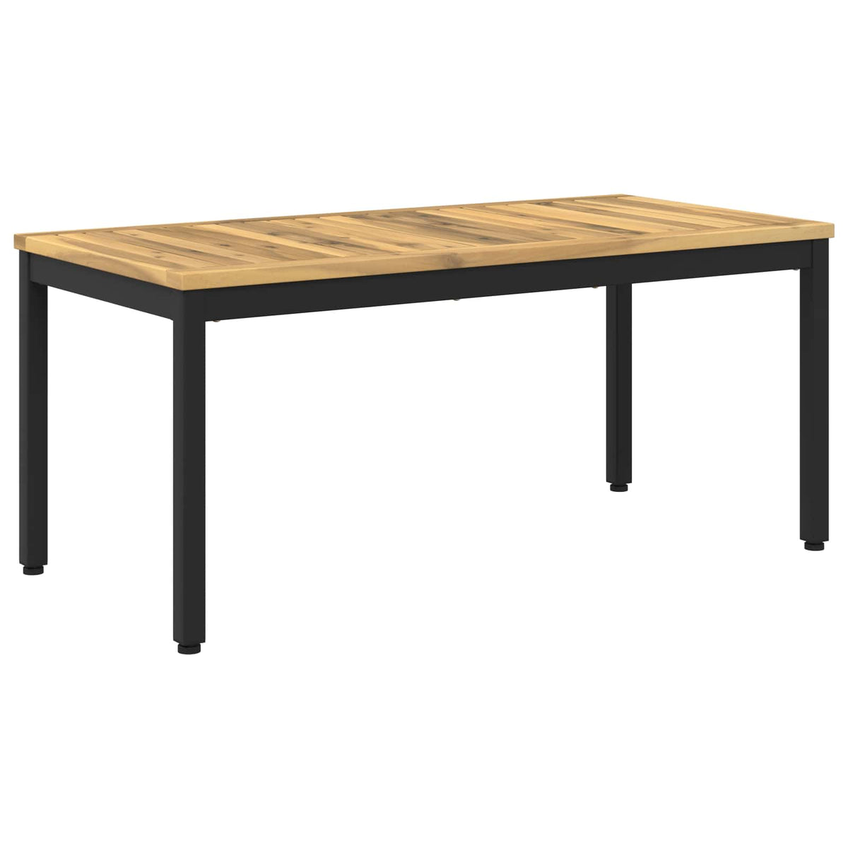 vidaXL Stolik kawowy biały i czarny 50 x 100,5 x 45 cm