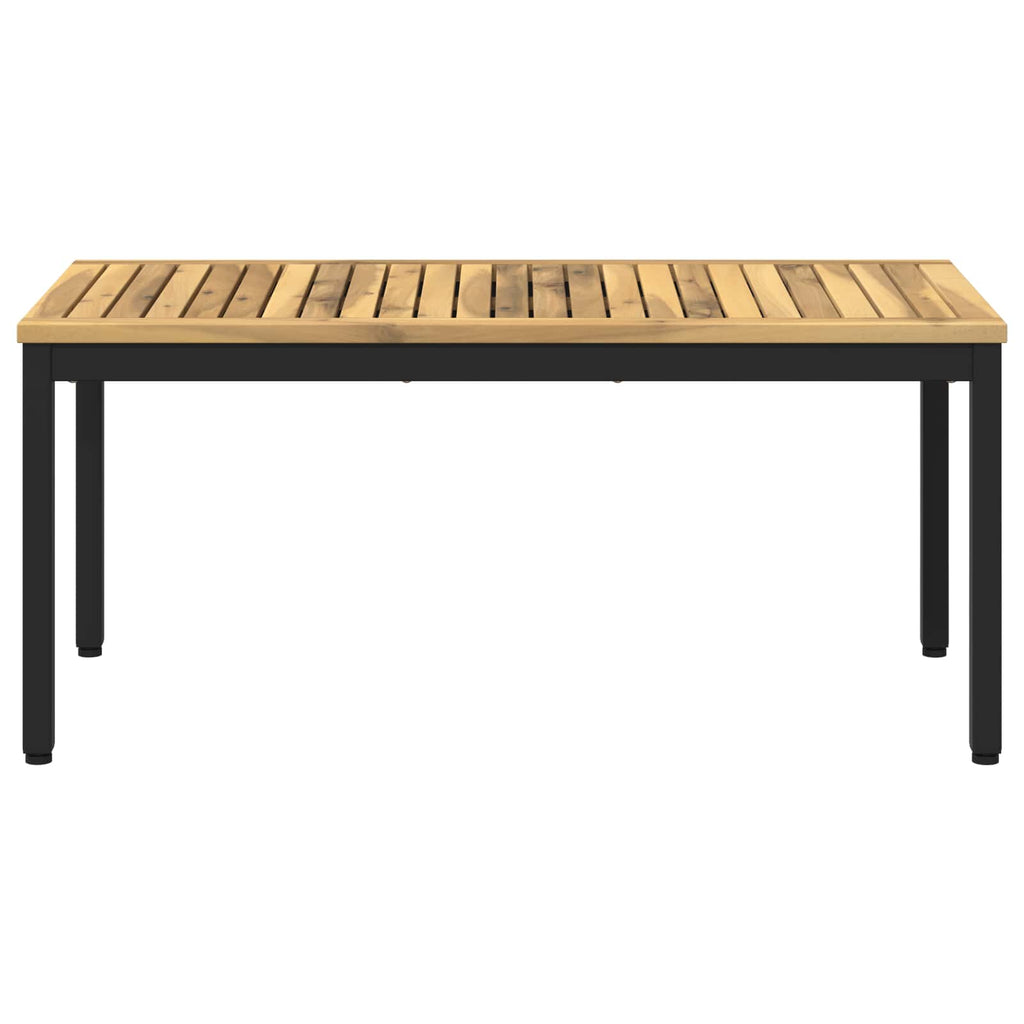 vidaXL Stolik kawowy biały i czarny 50 x 100,5 x 45 cm