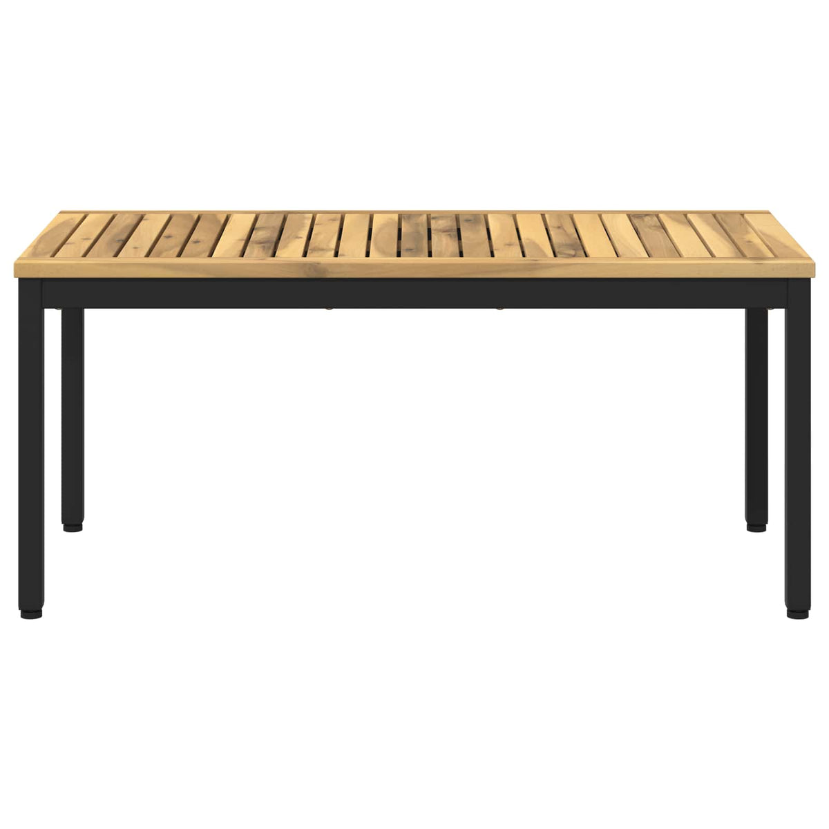 vidaXL Stolik kawowy biały i czarny 50 x 100,5 x 45 cm