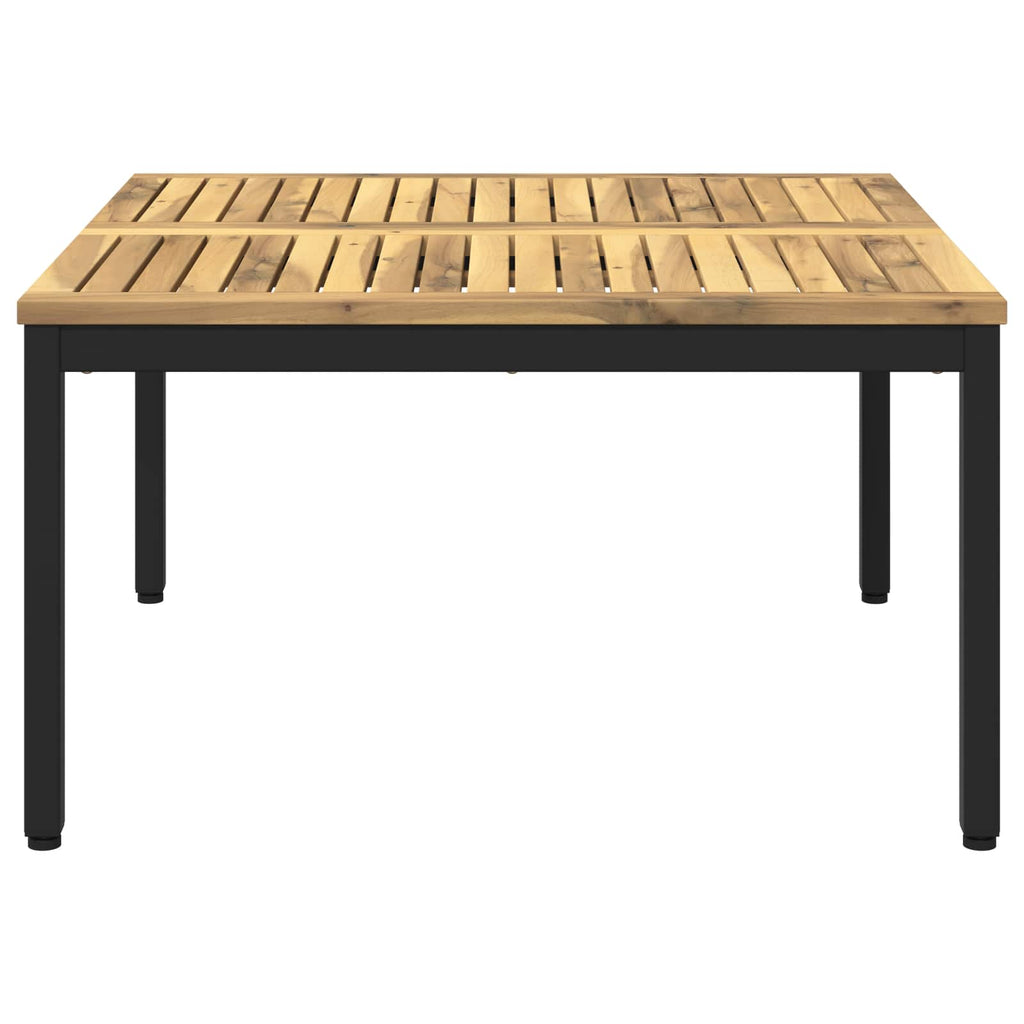 vidaXL Stolik kawowy biały i czarny 80 x 80,5 x 45 cm