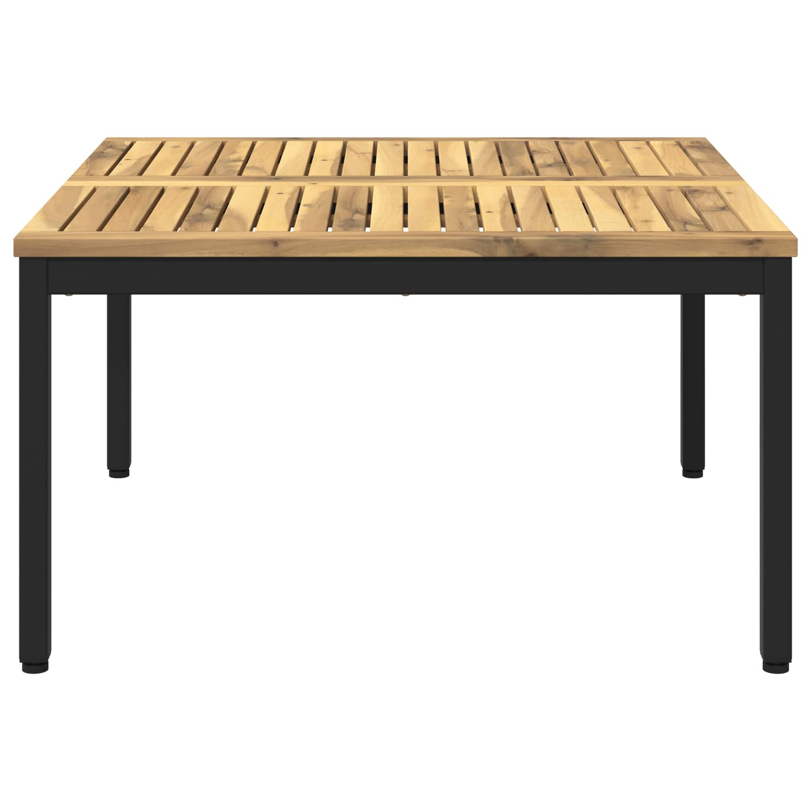 vidaXL Stolik kawowy biały i czarny 80 x 80,5 x 45 cm