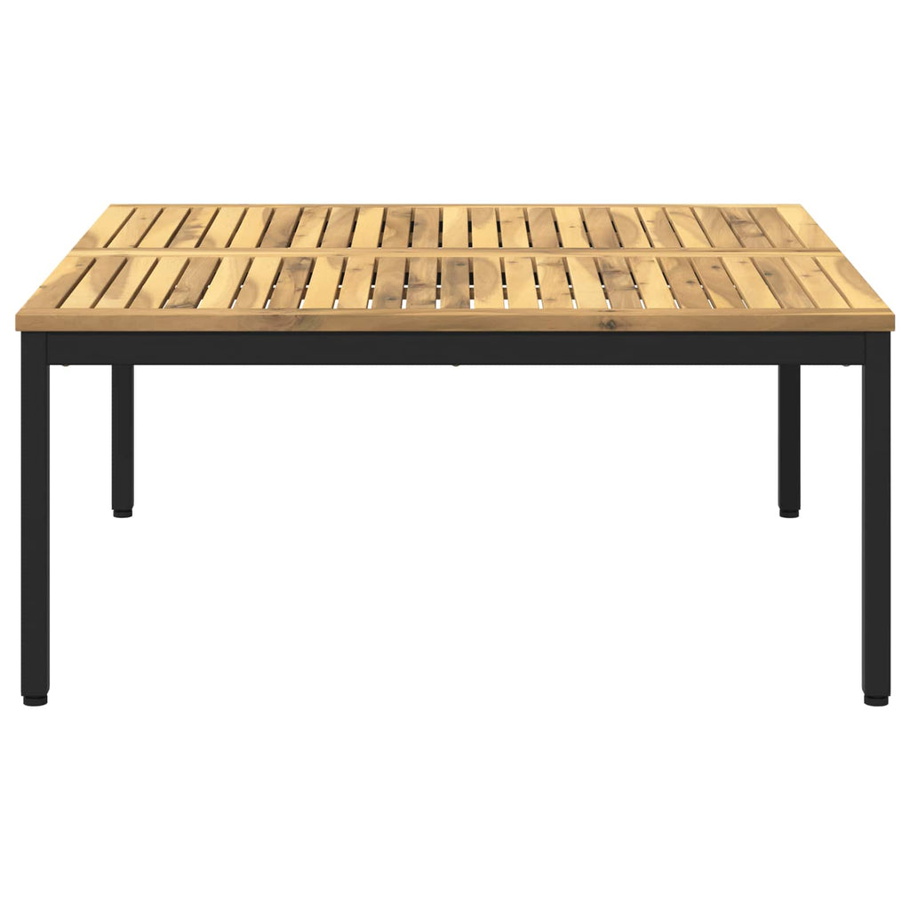 vidaXL Stolik kawowy biały i czarny 100 x 100,5 x 45 cm