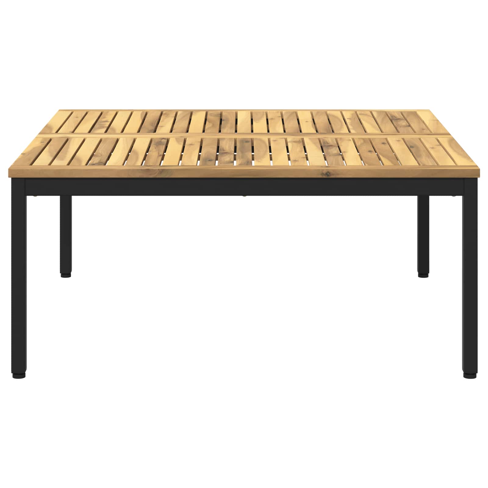 vidaXL Stolik kawowy biały i czarny 100 x 100,5 x 45 cm