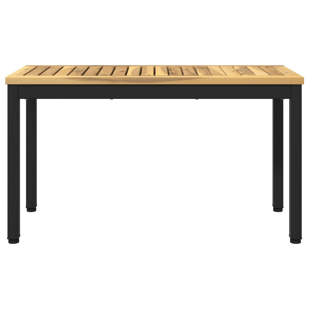 vidaXL Ławka ogrodowa 80,5 x 35 x 45 cm Lite Drewno Akacji Prostokątny