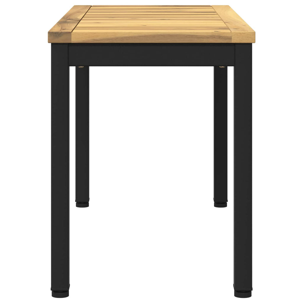 vidaXL Ławka ogrodowa 80,5 x 35 x 45 cm Lite Drewno Akacji Prostokątny