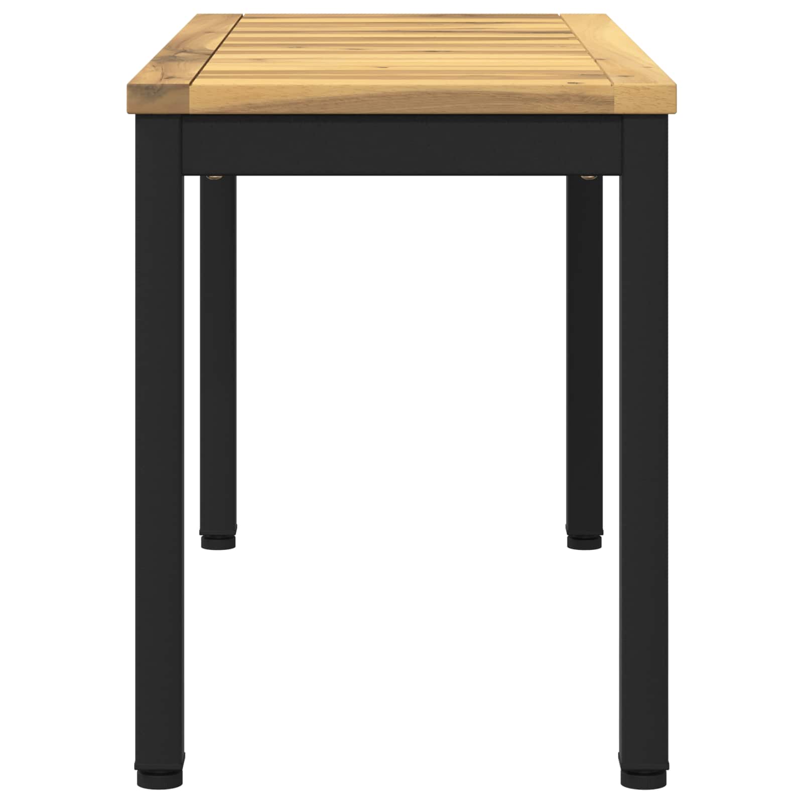 vidaXL Ławka ogrodowa 80,5 x 35 x 45 cm Lite Drewno Akacji Prostokątny