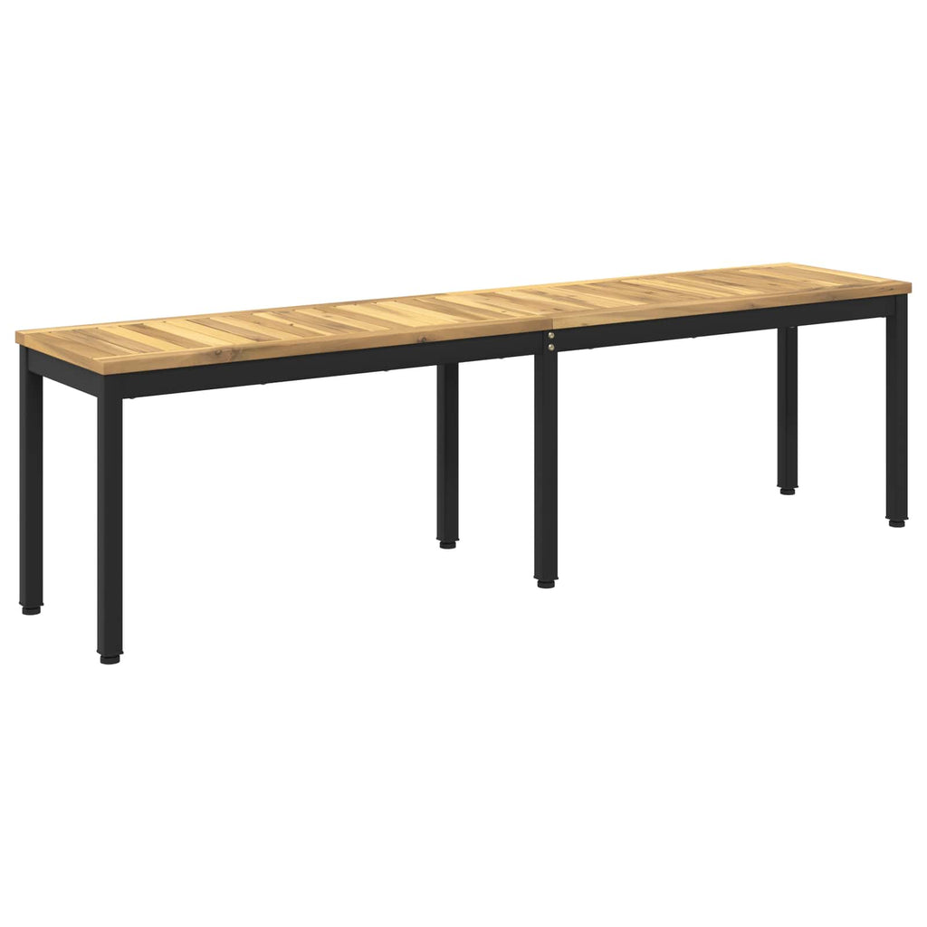 vidaXL Ławka ogrodowa 161 x 35 x 45 cm Lite Drewno Akacji Prostokątny