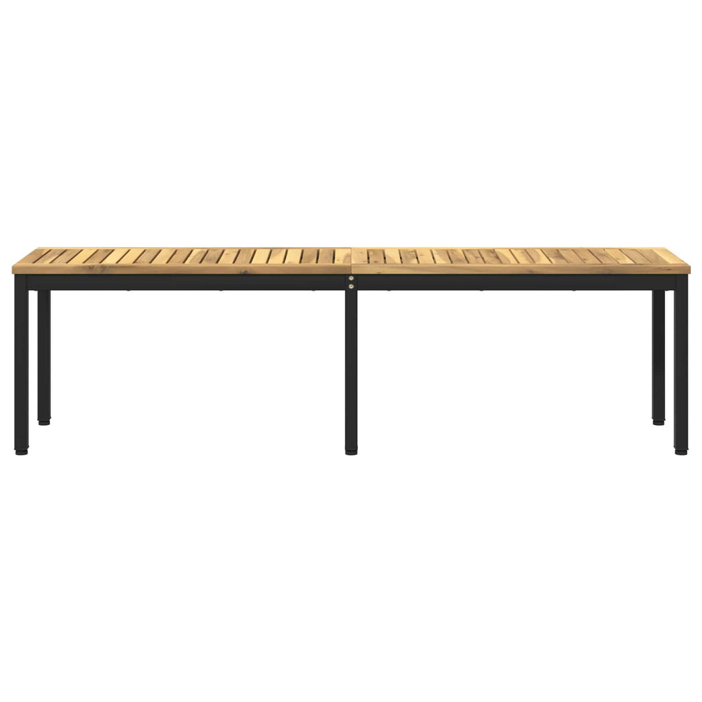 vidaXL Ławka ogrodowa 161 x 35 x 45 cm Lite Drewno Akacji Prostokątny
