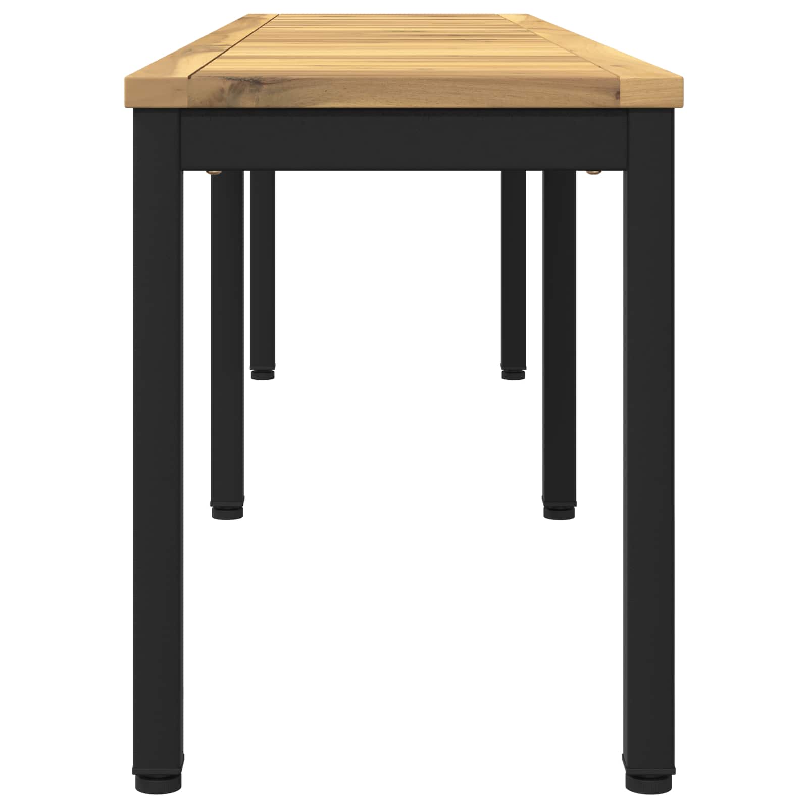 vidaXL Ławka ogrodowa 161 x 35 x 45 cm Lite Drewno Akacji Prostokątny