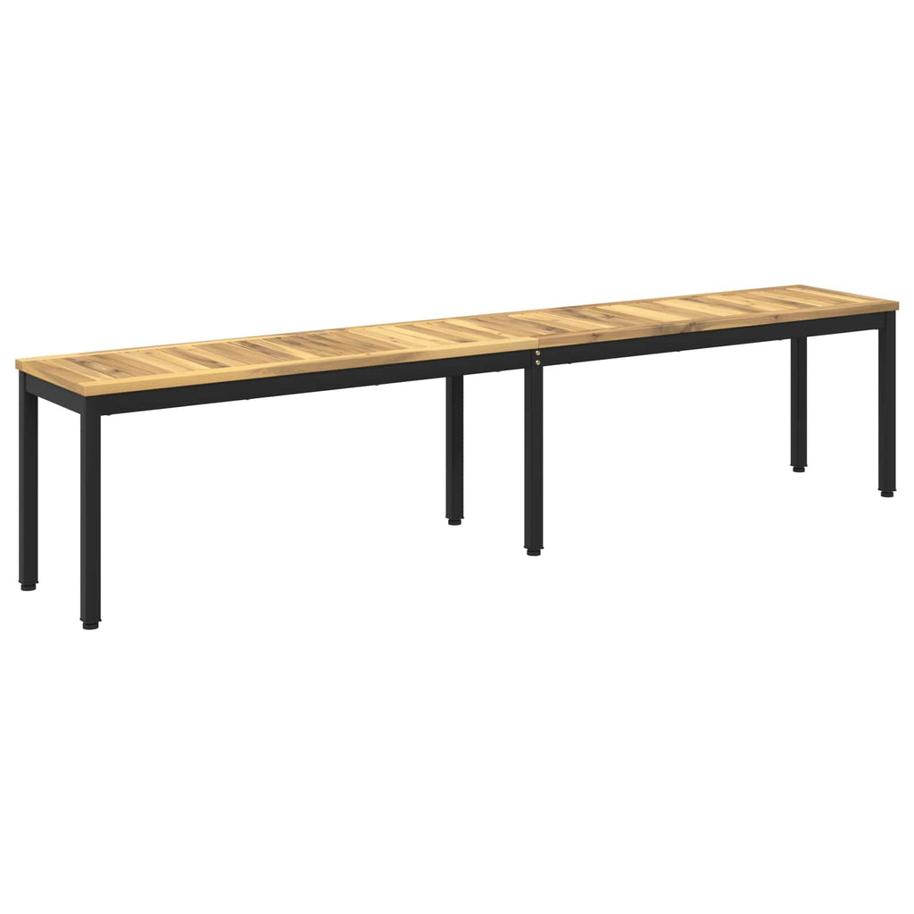 vidaXL Ławka ogrodowa 201 x 35 x 45 cm Lite Drewno Akacji Prostokątny
