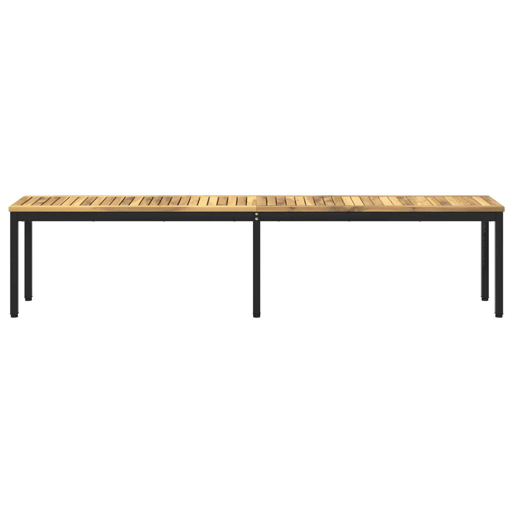 vidaXL Ławka ogrodowa 201 x 35 x 45 cm Lite Drewno Akacji Prostokątny