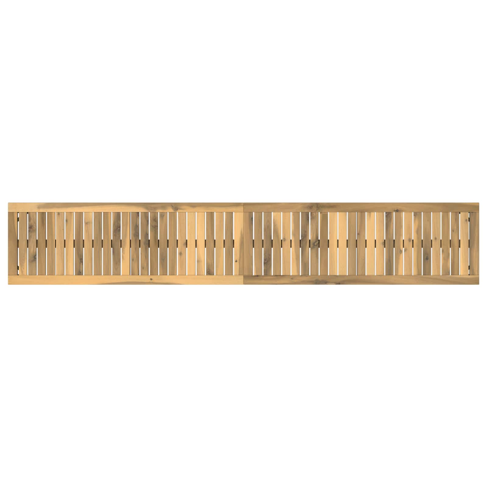 vidaXL Ławka ogrodowa 201 x 35 x 45 cm Lite Drewno Akacji Prostokątny