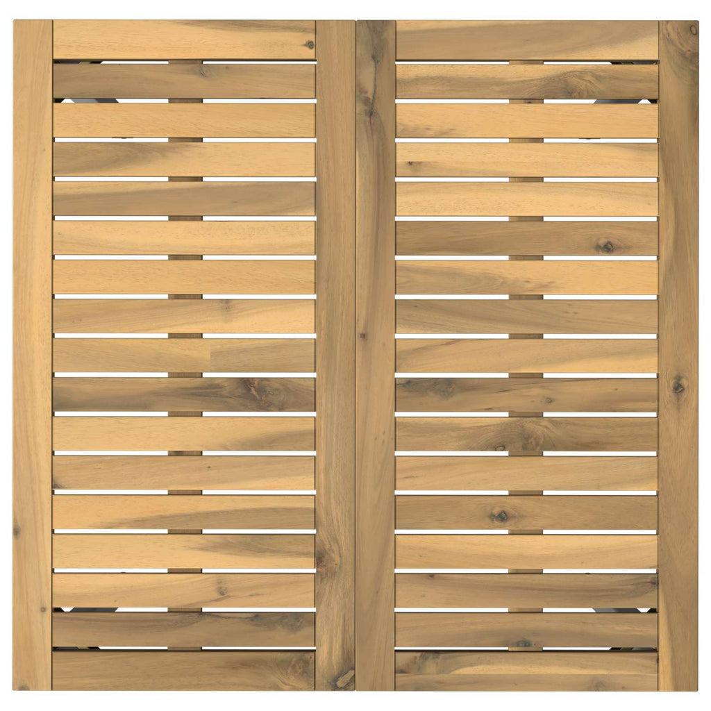 vidaXL Stół do kolacji w ogrodzie Biały 70 x 68,5 x 75 cm