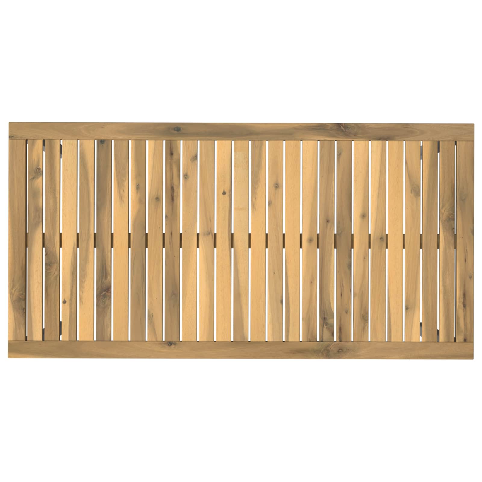 vidaXL Stół do kolacji w ogrodzie Biały 108,5 x 55 x 75 cm