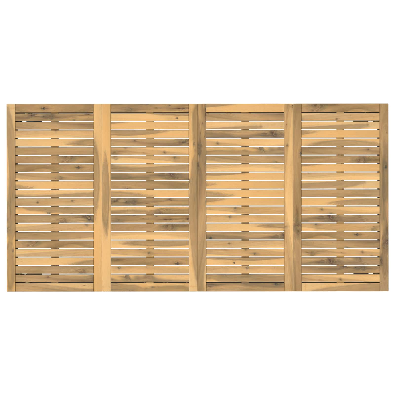 vidaXL Stół do kolacji w ogrodzie biały i czarny 147 x 88,5 x 75 cm
