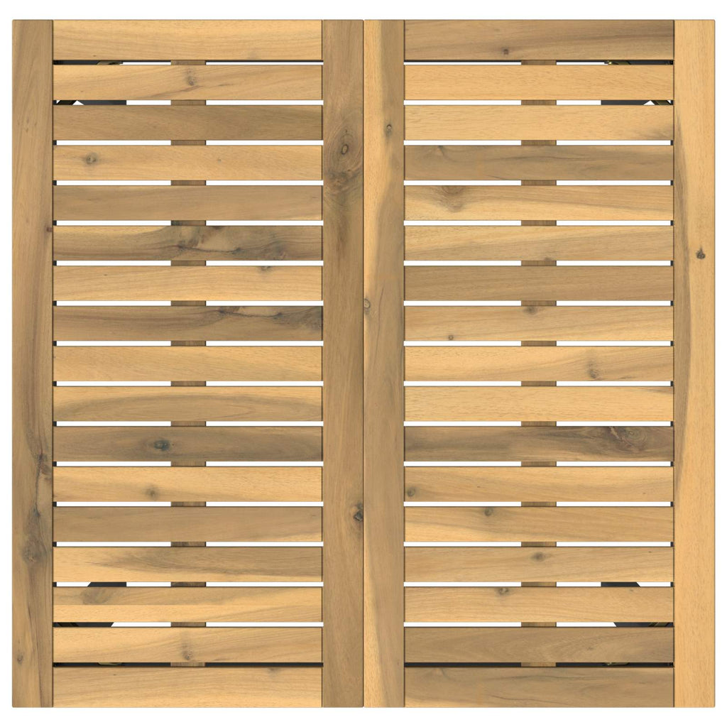 vidaXL Stół barowy ogrodowy biały i czarny 70 x 68,5 x 105 cm