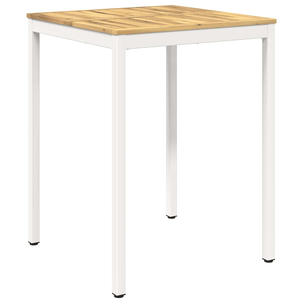 vidaXL Stół barowy ogrodowy Biały 80 x 80,5 x 105 cm