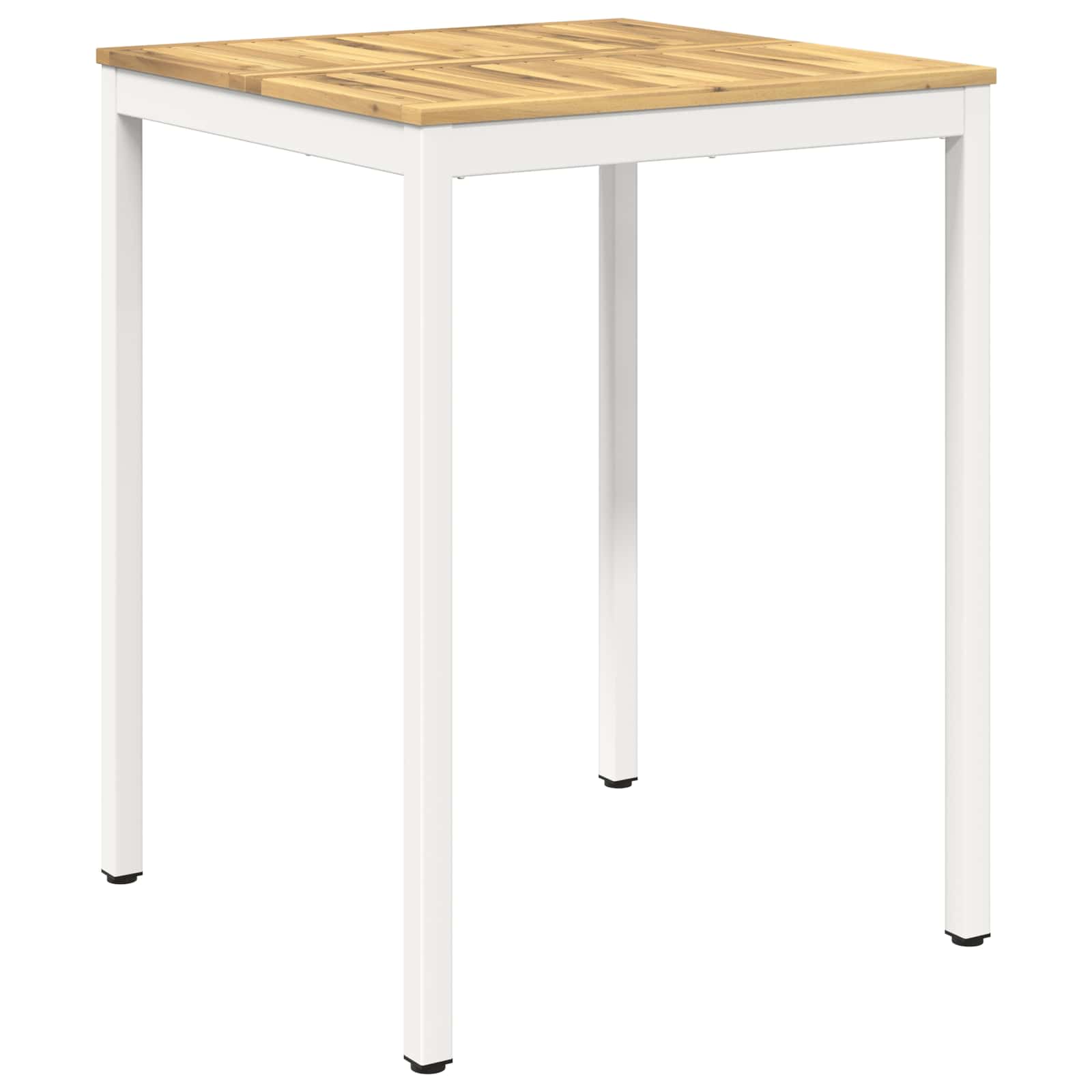vidaXL Stół barowy ogrodowy Biały 80 x 80,5 x 105 cm