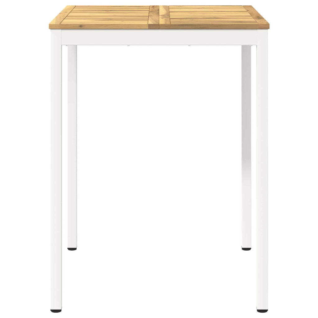 vidaXL Stół barowy ogrodowy Biały 80 x 80,5 x 105 cm