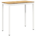 vidaXL Stół barowy ogrodowy Biały 108,5 x 55 x 105 cm